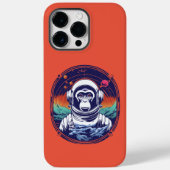 Space Monkey Astronaut Case-Mate iPhone Case (Achterkant)