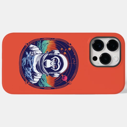 Space Monkey Astronaut Case-Mate iPhone Case (Achterkant (horizontaal))