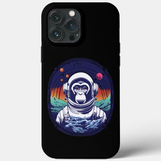 Space Monkey Astronaut Case-Mate iPhone Case (Achterkant)