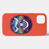 Space Monkey Astronaut Case-Mate iPhone Case (Achterkant (horizontaal))