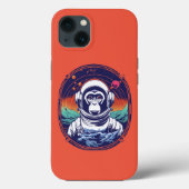Space Monkey Astronaut Case-Mate iPhone Case (Achterkant)