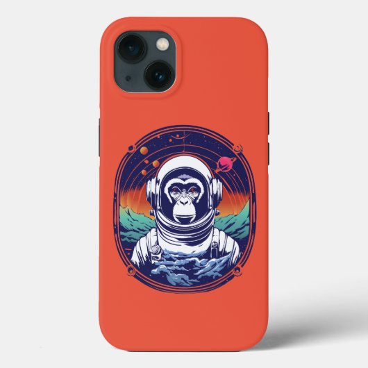 Space Monkey Astronaut Case-Mate iPhone Case (Achterkant)