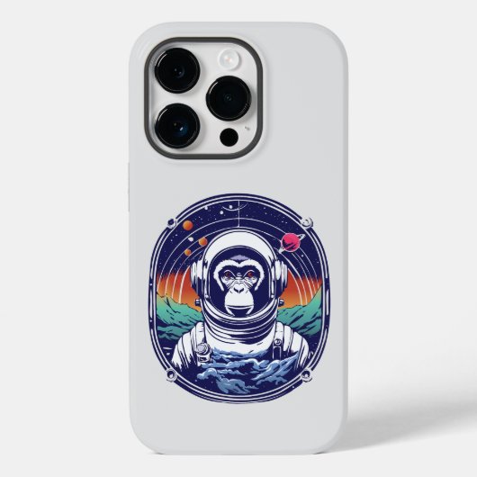 Space Monkey Astronaut Case-Mate iPhone Case (Achterkant)