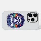 Space Monkey Astronaut Case-Mate iPhone Case (Achterkant (horizontaal))