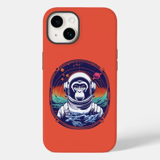 Space Monkey Astronaut Case-Mate iPhone Case (Achterkant)