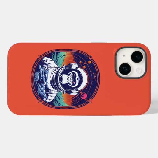Space Monkey Astronaut Case-Mate iPhone Case (Achterkant (horizontaal))