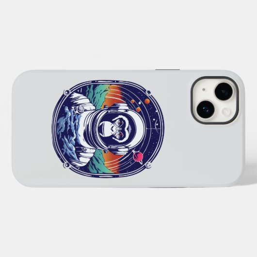 Space Monkey Astronaut Case-Mate iPhone Case (Achterkant (horizontaal))