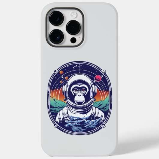 Space Monkey Astronaut Case-Mate iPhone Case (Achterkant)