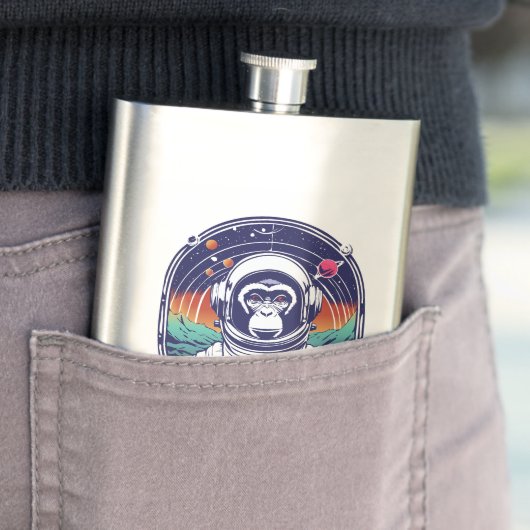 Space Monkey Astronaut Flacon (Voorbeeld)