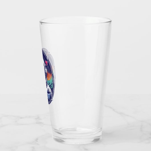 Space Monkey Astronaut Glas (Links)