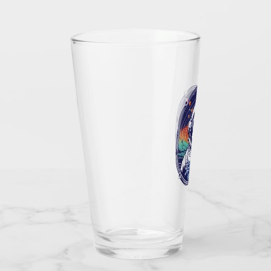 Space Monkey Astronaut Glas (Rechts)