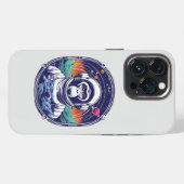Space Monkey Astronaut iPhone Hoesje (Achterkant horizontaal)