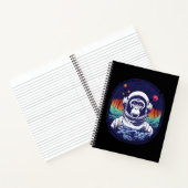 Space Monkey Astronaut Notitieboek (Binnen)