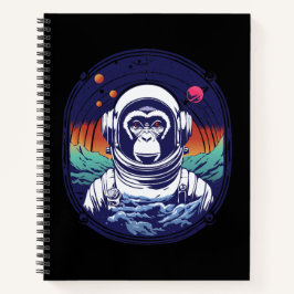 Space Monkey Astronaut Notitieboek