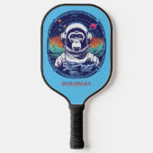 Space Monkey Astronaut Pickleball Paddle (Voorkant)