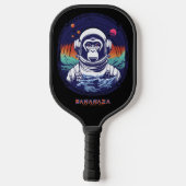 Space Monkey Astronaut Pickleball Paddle (Achterkant)