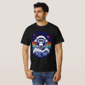 Space Monkey Astronaut T-shirt (Voorkant volledig)
