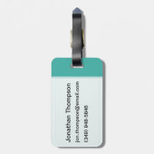 Space Monkey Bagagelabel (Achterkant verticaal)