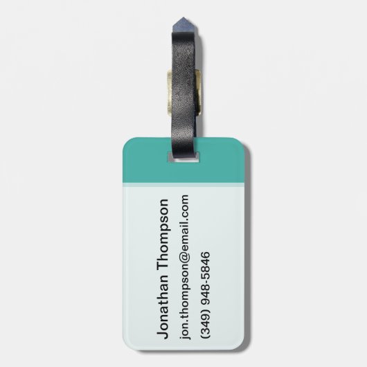 Space Monkey Bagagelabel (Achterkant verticaal)