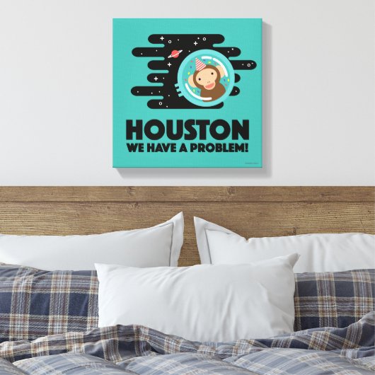 Space Monkey Canvas Afdruk (Insitu (Slaapkamer))