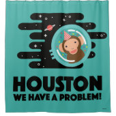 Space Monkey Douchegordijn (Voorkant)