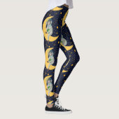 Space Monkey Patroon Leggings (Rechts)