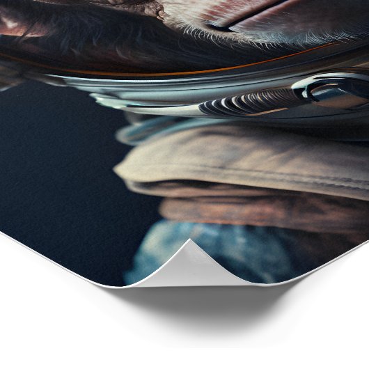 Space Monkey Poster (Hoek)