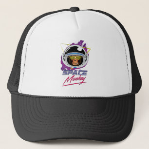 Space Monkey Retro Trucker Pet