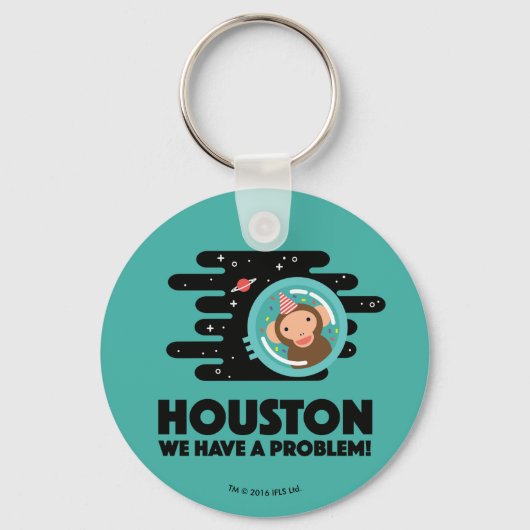 Space Monkey Sleutelhanger (Voorkant)