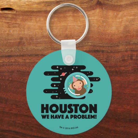 Space Monkey Sleutelhanger (Voorkant)