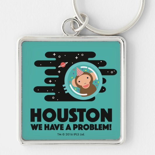 Space Monkey Sleutelhanger (Voorkant)