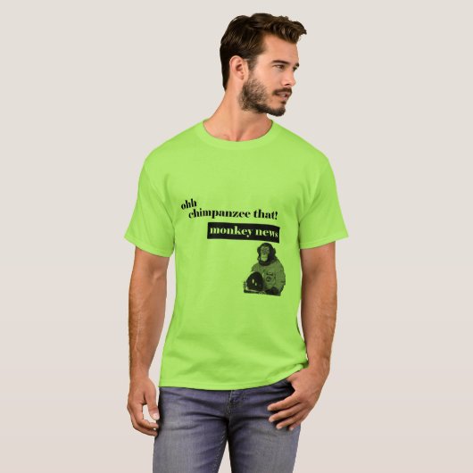 Space Monkey T-shirt (Voorkant volledig)