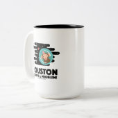 Space Monkey Tweekleurige Koffiemok (Voorkant links)