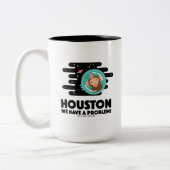 Space Monkey Tweekleurige Koffiemok (Links)