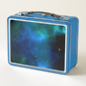 Space Monogram Metal Lunch Box (Achterkant)