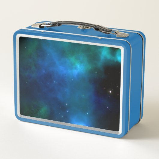 Space Monogram Metal Lunch Box (Achterkant)
