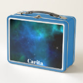 Space Monogram Metal Lunch Box (Voorkant)
