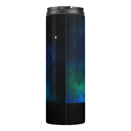 Space Monogram Thermal Tumbler Thermosbeker (Achterkant)
