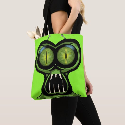 Space Monster Canvas tas (Dichtbij)