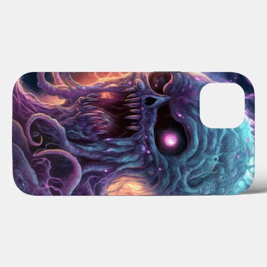 Space Monster Horror Art Case-Mate iPhone Case (Achterkant (horizontaal))