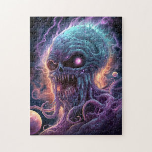 Space Monster Horror Art Legpuzzel
