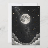 Space Moon 2e Verjaardag Kaart (Achterkant)
