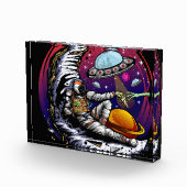 Space Moon Cheese Fotoblokken (Rechts)