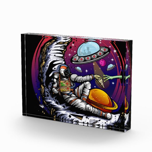 Space Moon Cheese Fotoblokken (Rechts)