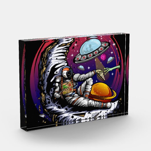 Space Moon Cheese Fotoblokken (Links)