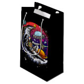 Space Moon Cheese Klein Cadeauzakje (Achterkant Gekanteld)