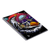 Space Moon Cheese Notitieboek (Rechterzijde)