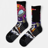 Space Moon Cheese Sokken (Links)