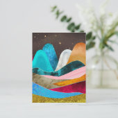 Space Mountains Briefkaart (Staand voorkant)