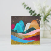 Space Mountains Kaart (Staand voorkant)